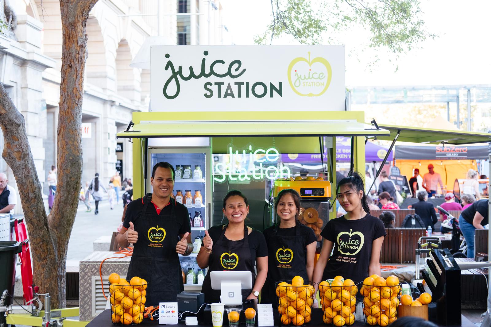 Juice Station Perth Makers Market